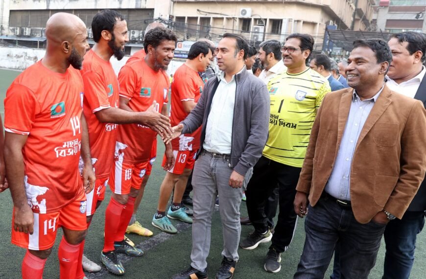 প্রাক্তন জাতীয় ফুটবল খেলোয়াড়দের অংশগ্রহণে…