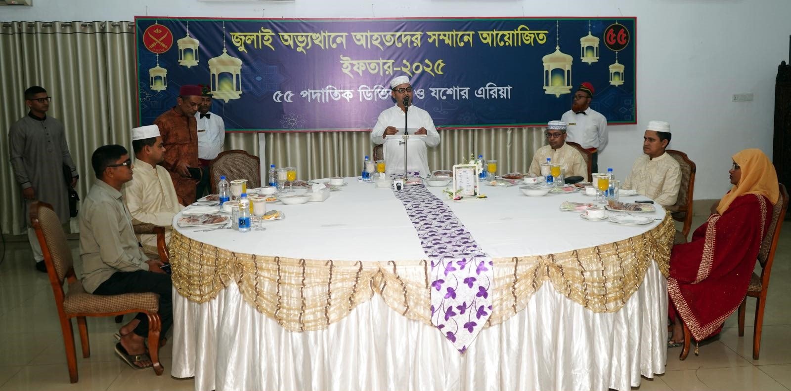 জুলাই গণঅভ্যুত্থানে আহতদের সম্মানে কক্সবাজার ও যশোর সেনানিবাসে ইফতার…