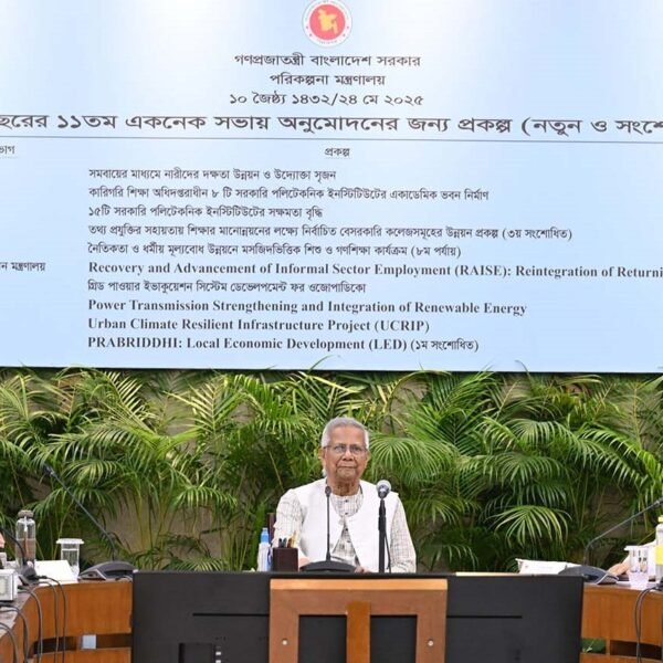 প্রধান উপদেষ্টার সভাপতিত্বে একনেক সভা অনুষ্ঠিত