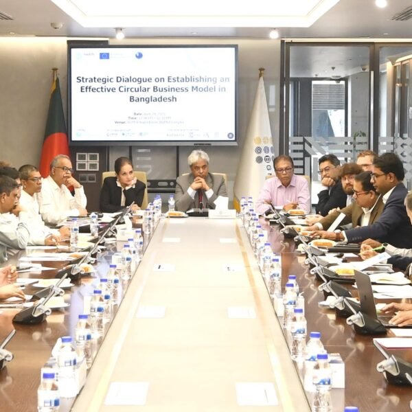 BGMEA-UNIDO যৌথভাবে ‘বৃত্তাকার অর্থনীতির উপর কৌশলগত সংলাপ’ আয়োজন করছে