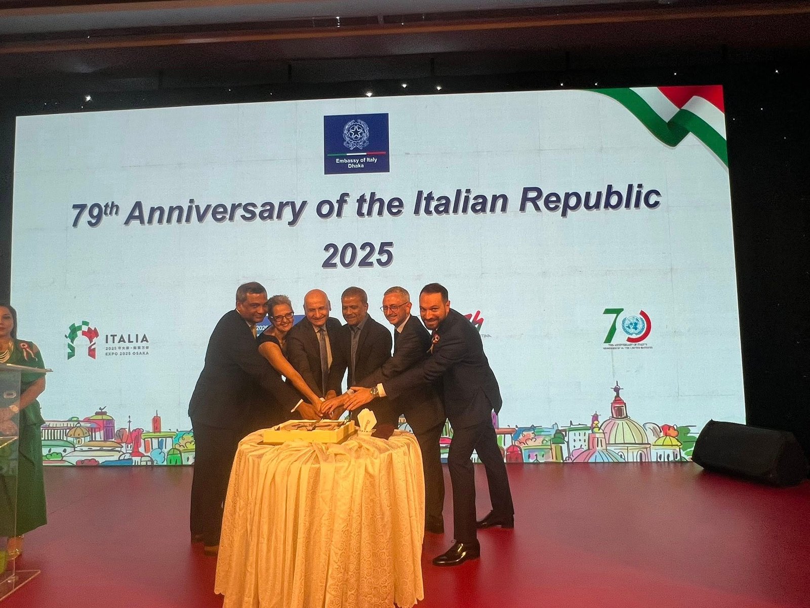 ঢাকায় ৭৯তম ইতালিয়ান রিপাবলিক দিবস ২০২৫ উদযাপিত
