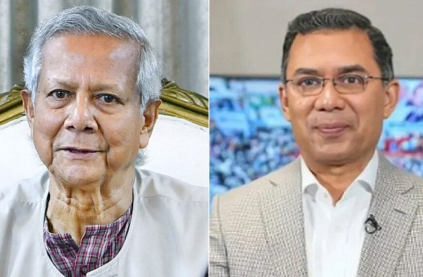 লন্ডনে প্রধান উপদেষ্টা ও তারেক…
