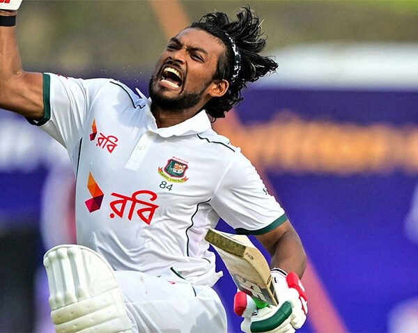 দেড় বছর পর টেস্ট সেঞ্চুরির দেখা পেলেন শান্ত