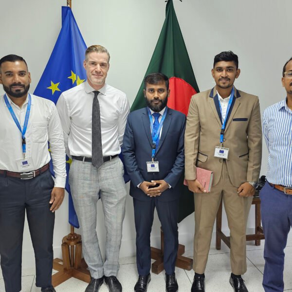 ইইউ প্রতিনিধিদলের চার্জ ডি’অ্যাফেয়ার্সের সাথে IEBA সভাপতির সাক্ষাৎ