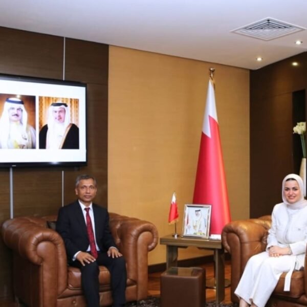 বাহরাইনের যুব বিষয়ক মন্ত্রীর সাথে বাংলাদেশের রাষ্ট্রদূতের সৌজন্য সাক্ষাৎ
