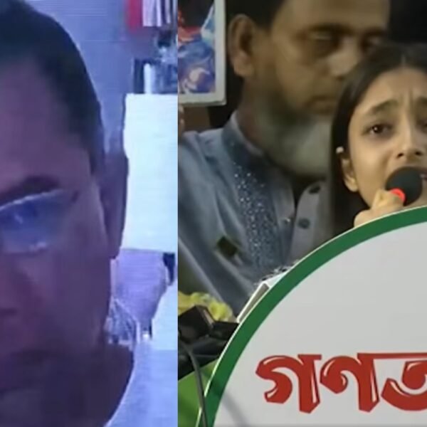 বাবাকে জড়িয়ে ধরতে সন্তানের আকুতি শুনে আবেগাপ্লুত হয়ে কাঁদলেন…