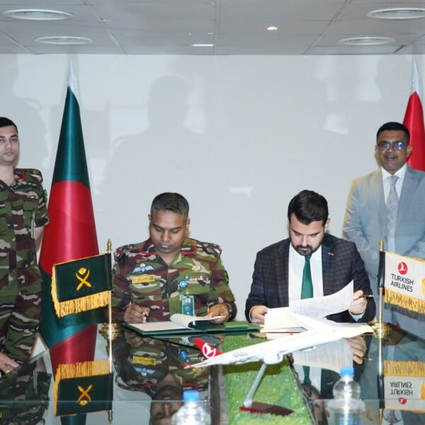বাংলাদেশ সেনাবাহিনী ও টার্কিস এয়ারলাইন্স এর মধ্যে সমঝোতা স্মারক…