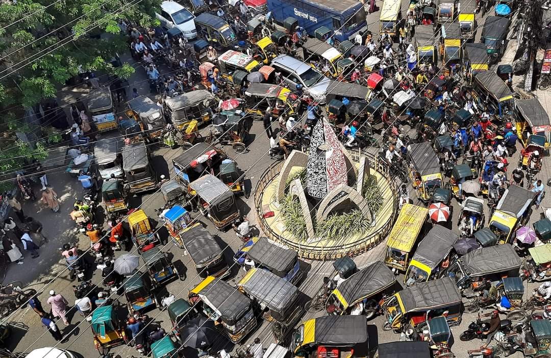 যানজটে নাকাল যশোরবাসী