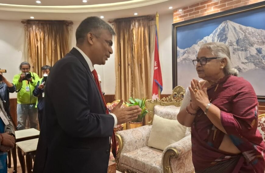 নেপালে নবনিযুক্ত অন্তর্বর্তীকালীন প্রধানমন্ত্রীর সঙ্গে…