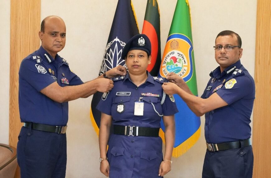 ট্যুরিস্ট পুলিশের সেলিনা আক্তার উপপরিদর্শক…