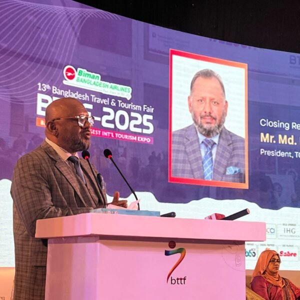 পর্যটন খাতের প্রসারে সরকারের সহায়তা চাইলেন টোয়াব প্রেসিডেন্ট মো.…