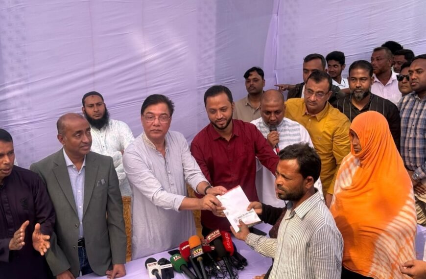 শৈলকূপার প্রতিবন্ধী নাজনীনকে চিকিৎসা সহায়তা…