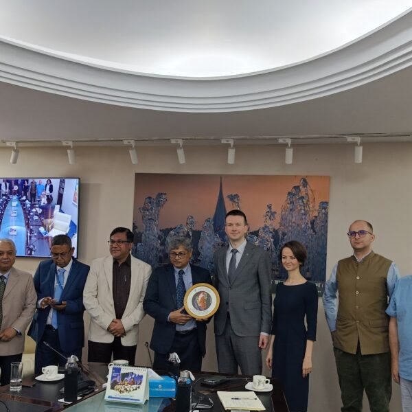 ঢাকাস্থ রাশিয়ান হাউস ও RUDN বিশ্ববিদ্যালয়ের প্রতিনিধি দল নর্থ…