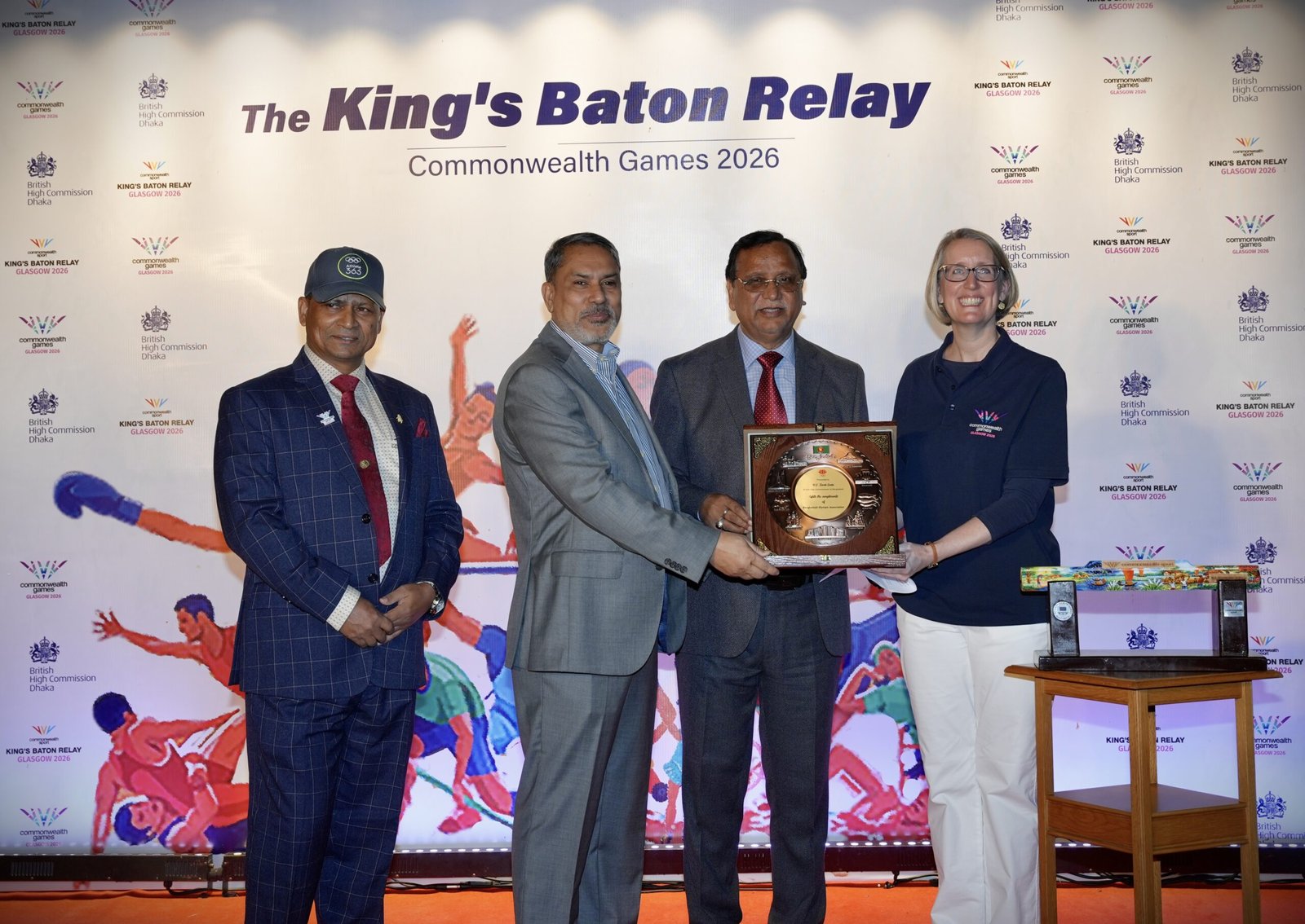 বাংলাদেশে কমনওয়েলথ গেমসের কিংস ব্যাটনের আগমন উদযাপন করলো ব্রিটিশ&hellip;