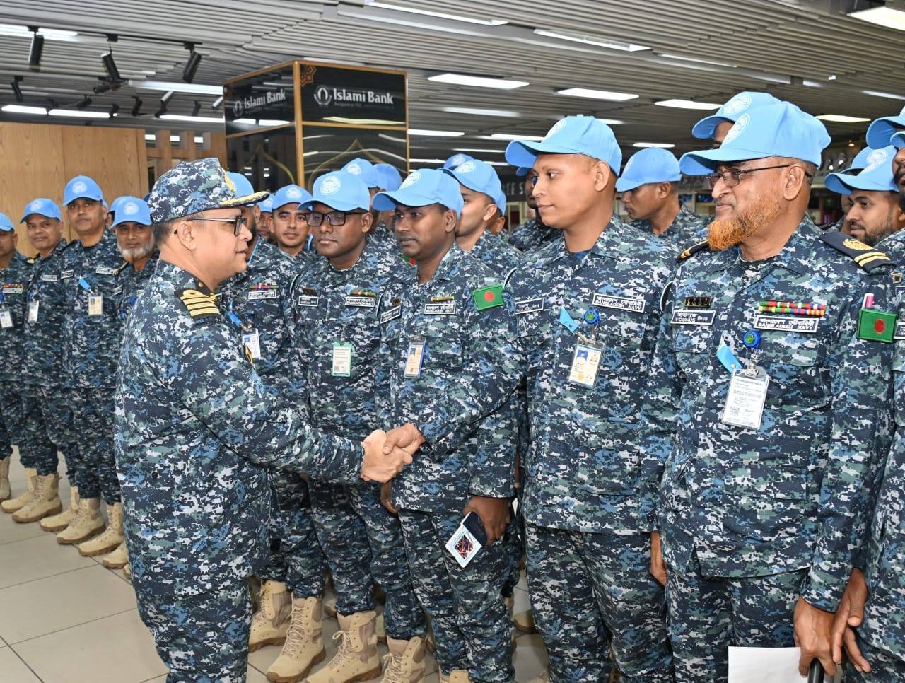 বিশ্ব শান্তিরক্ষায় বাংলাদেশ নৌবাহিনীর ৭১ সদস্যের একটি কন্টিনজেন্ট দক্ষিণ…