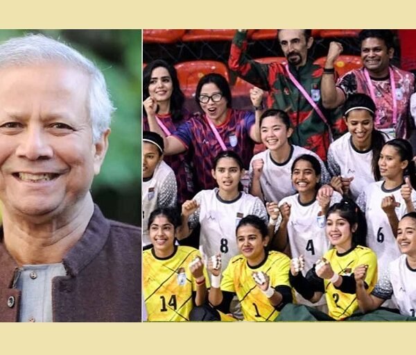 সাফ জয়ী নারী ফুটসাল দলকে প্রধান উপদেষ্টার অভিনন্দন