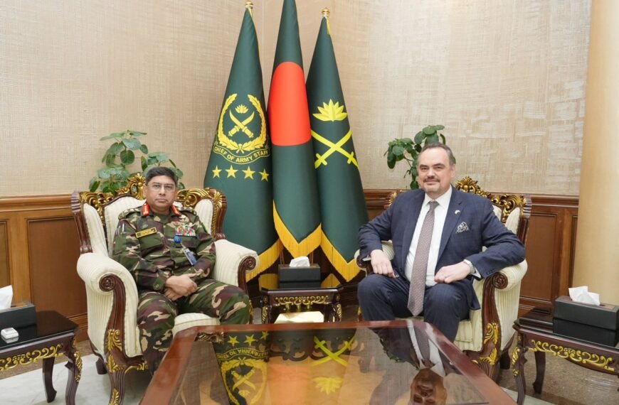 সেনাপ্রধানের সাথে সৌজন্য সাক্ষাৎ করলেন&hellip;