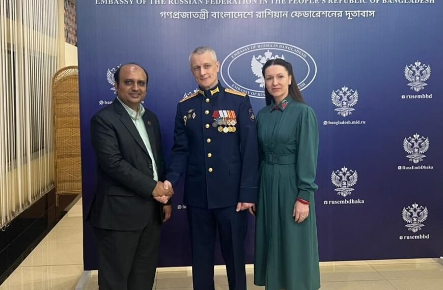 রাশিয়ান দূতাবাস-এর রুশ সেনা দিবস ও ফাদারল্যান্ডের…