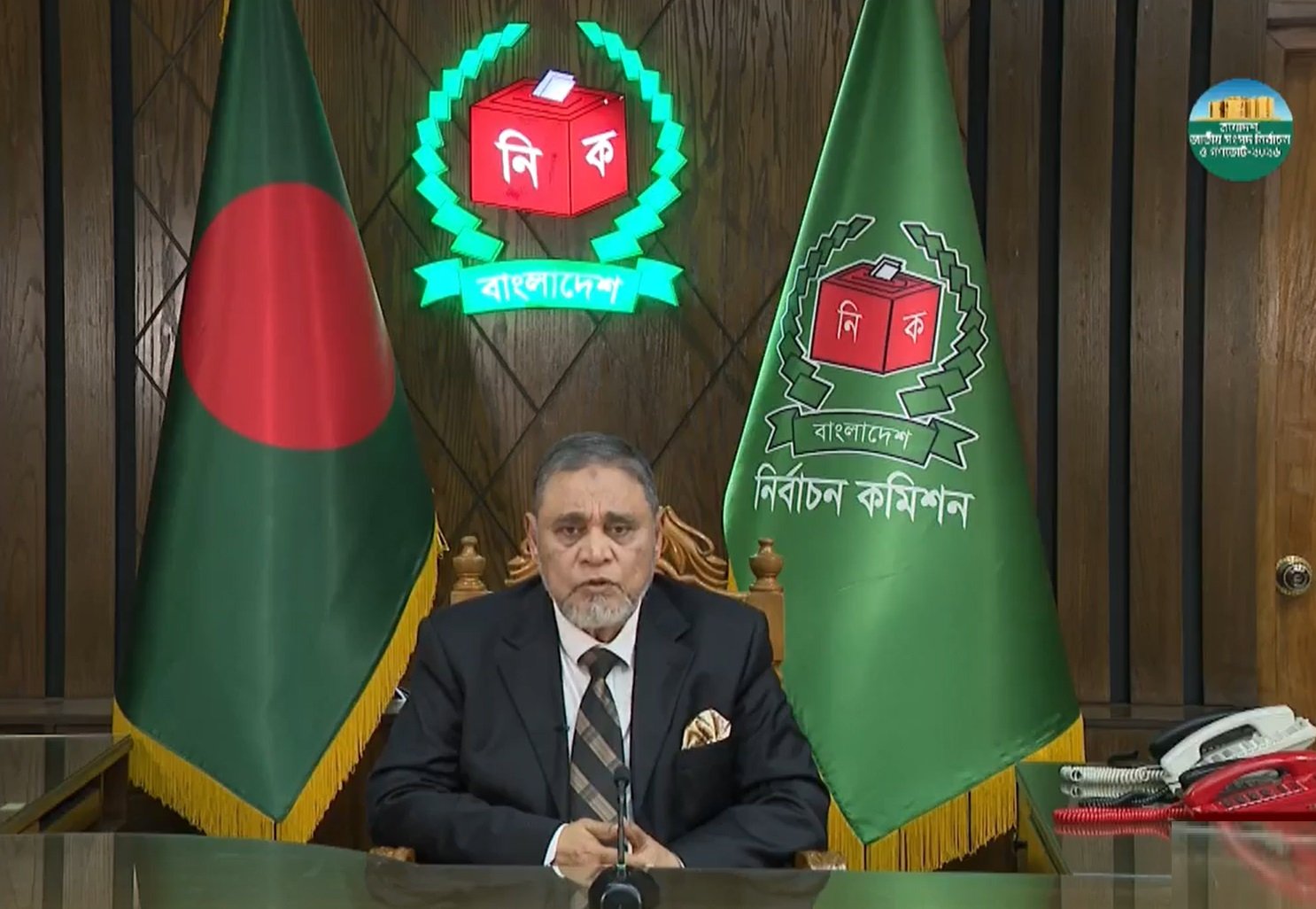 গণভোট ও ত্রয়োদশ জাতীয় সংসদ নির্বাচনে স্বতঃস্ফূর্ত ভোটদানের আহ্বান সিইসির