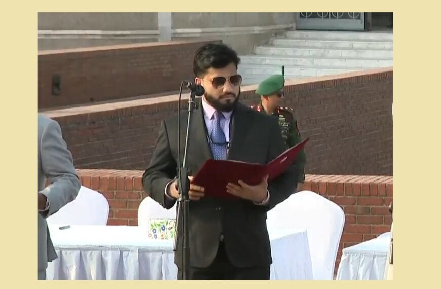 মুক্তিযুদ্ধ বিষয়ক মন্ত্রণালয়ের প্রতিমন্ত্রী হিসেবে শপথ নিলেন&hellip;