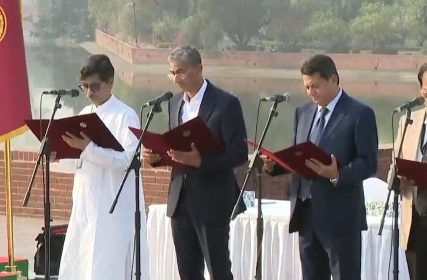 পানি সম্পদ মন্ত্রী হিসেবে শপথ নিলেন শহীদ&hellip;