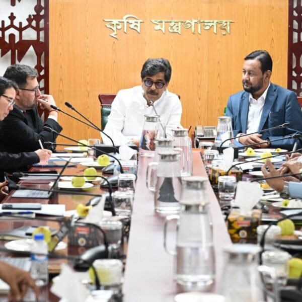 কৃষি মন্ত্রীর সাথে বিশ্বব্যাংকের প্রতিনিধিদলের সাক্ষাৎ অনুষ্ঠিত