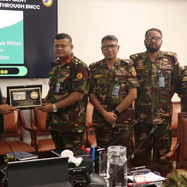 যুবশক্তিকে দক্ষ মানবসম্পদে রূপান্তরে বিএনসিসিকে শক্তিশালী করার উদ্যোগ নেয়া…