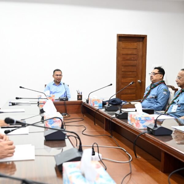 প্রধানমন্ত্রী তারেক রহমানের সঙ্গে সৌজন্য সাক্ষাৎ করেছেন বাংলাদেশ স্কাউটস-এর&hellip;