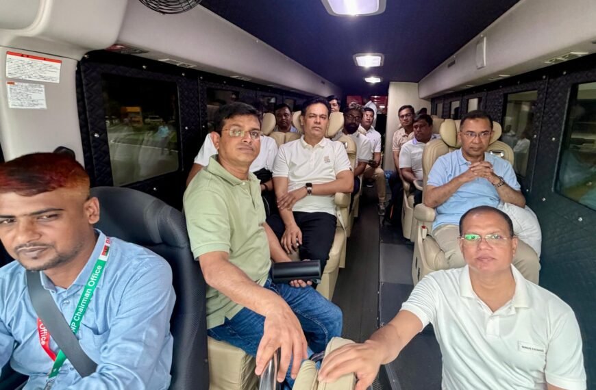 শিক্ষা নগরী ময়মনসিংহের উদ্দেশ্যে রওনা হয়েছেন প্রধানমন্ত্রী…