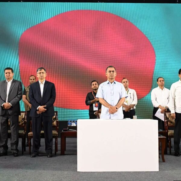 ‘জুলাই জাতীয় সম্মেলন-২০২৬’-এ উপস্থিত রয়েছেন প্রধানমন্ত্রী জনাব তারেক রহমান