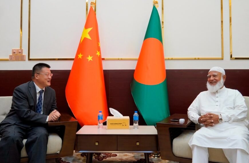 বিরোধীদলীয় নেতার সাথে সৌজন্য সাক্ষাৎ করলেন চীনের…